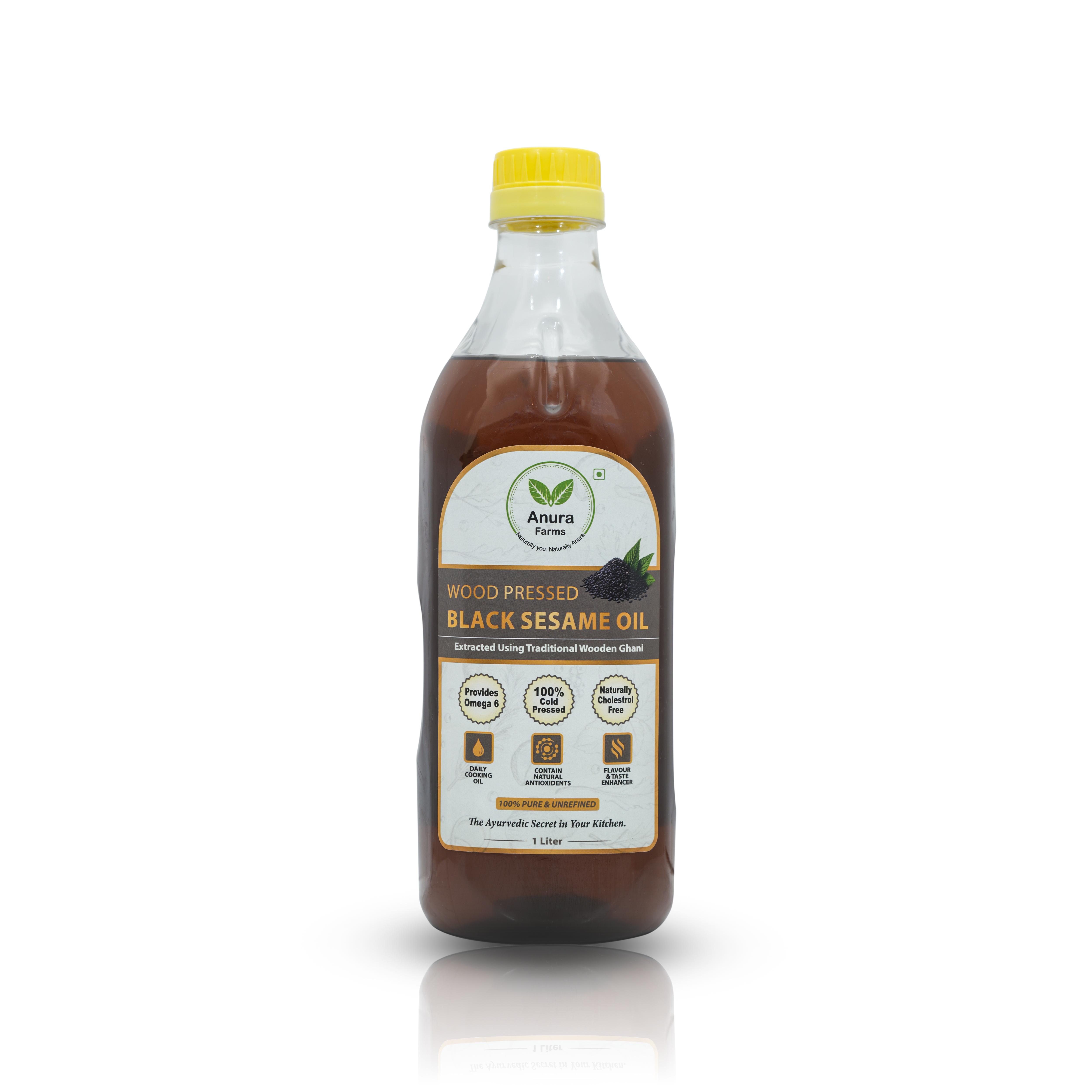 Wood Pressed Black Sesame Oil