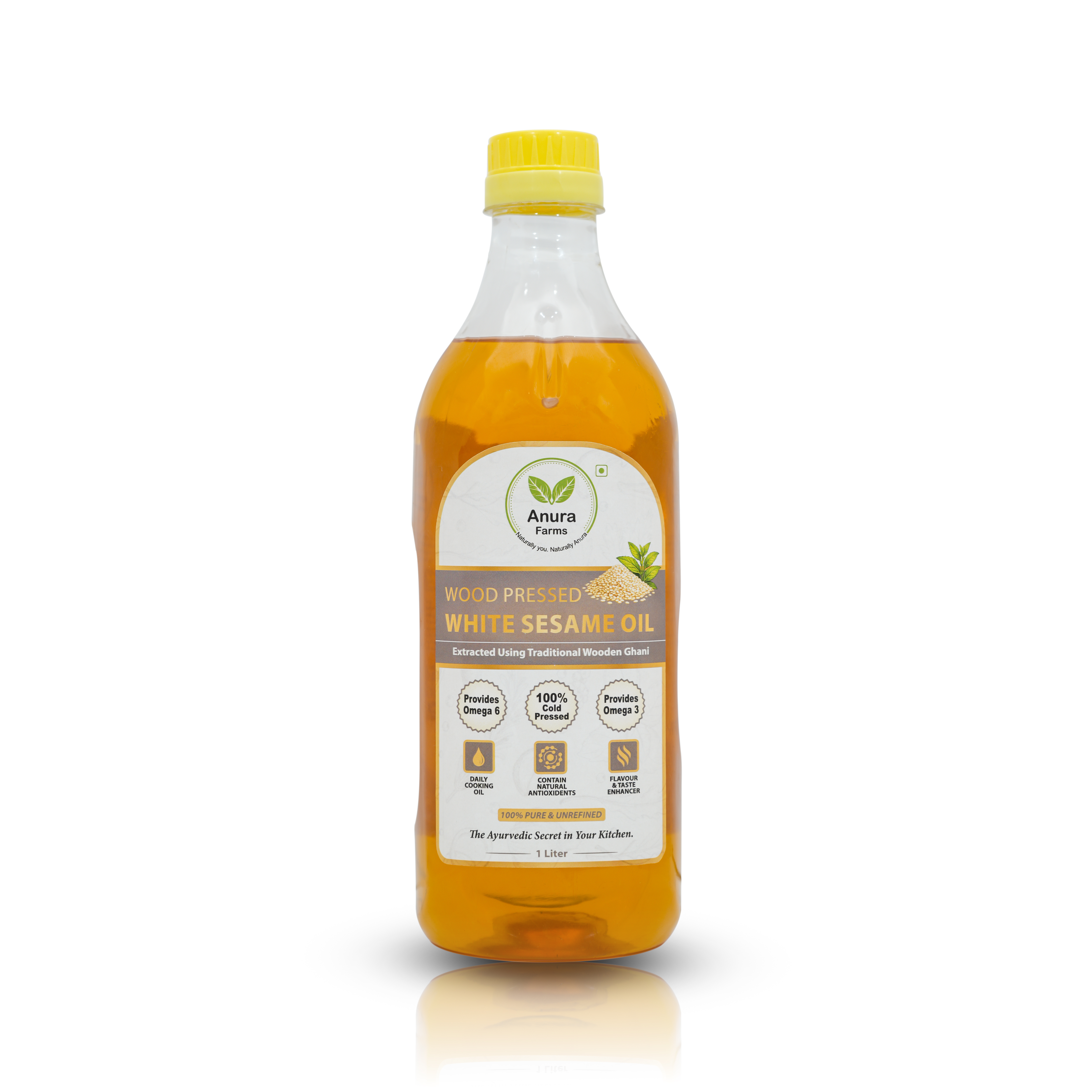 Wood Pressed White Sesame Oil
